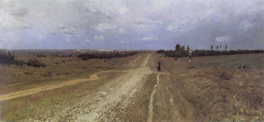 Isaac Levitan The Vladimirka Road